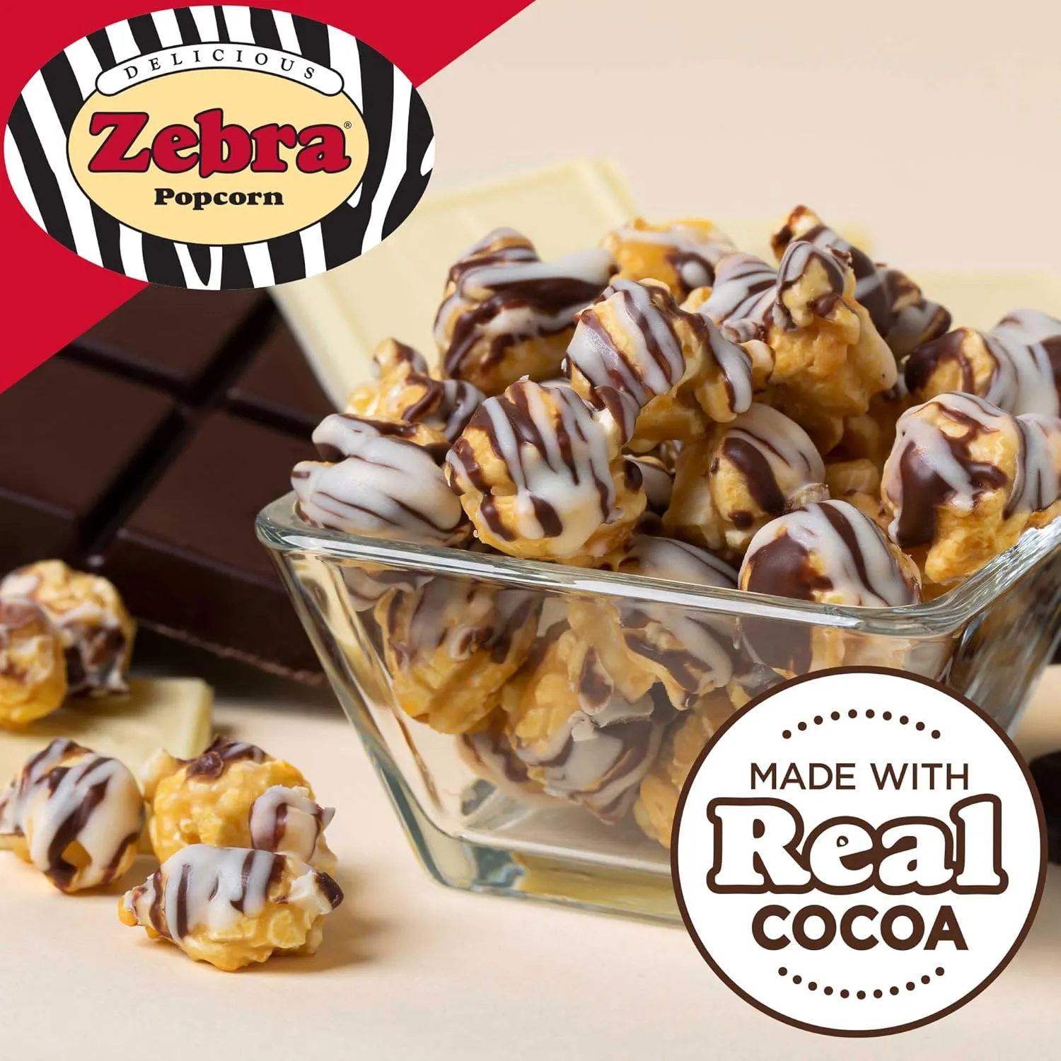 Popcornopolis Zebra 12 ct, 3 oz