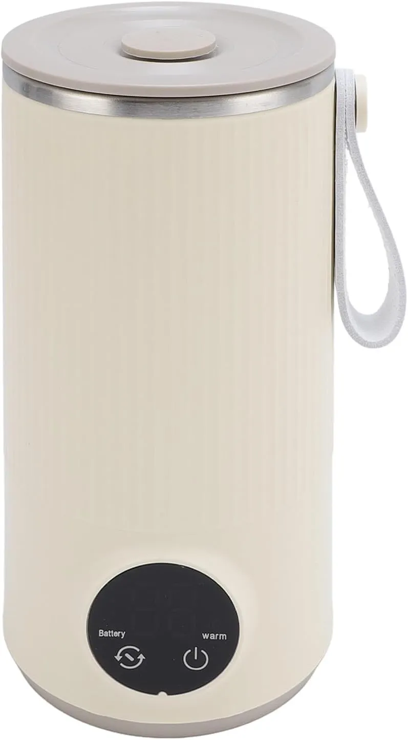 Portable Bottle Warmer & Mixer, Baby Portable Warmer Fast Even Heating, Multifunctional Cordless Travel Bottle Warmering for Outdoor coffee tea shakes