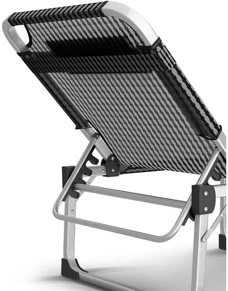 Portable Folding Camping Cot, Outdoor Bed for Adults, Office Nap & Beach Lounger, 189x63x35cm (Grey)