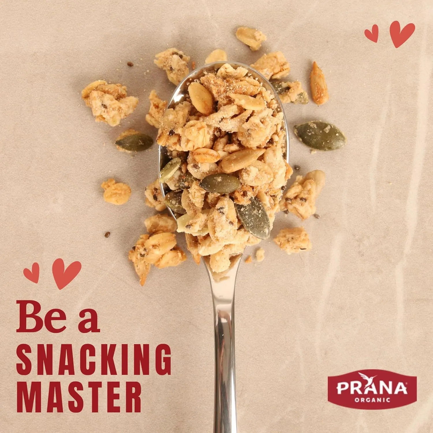 Prana Granolove - Oatmeal Cookie Crunch Organic Granola Cereal | Rich in Fiber & Protein, Vegan, Non-GMO, Kosher and Low-Sugar - 35.27oz Bags - 2 Pack