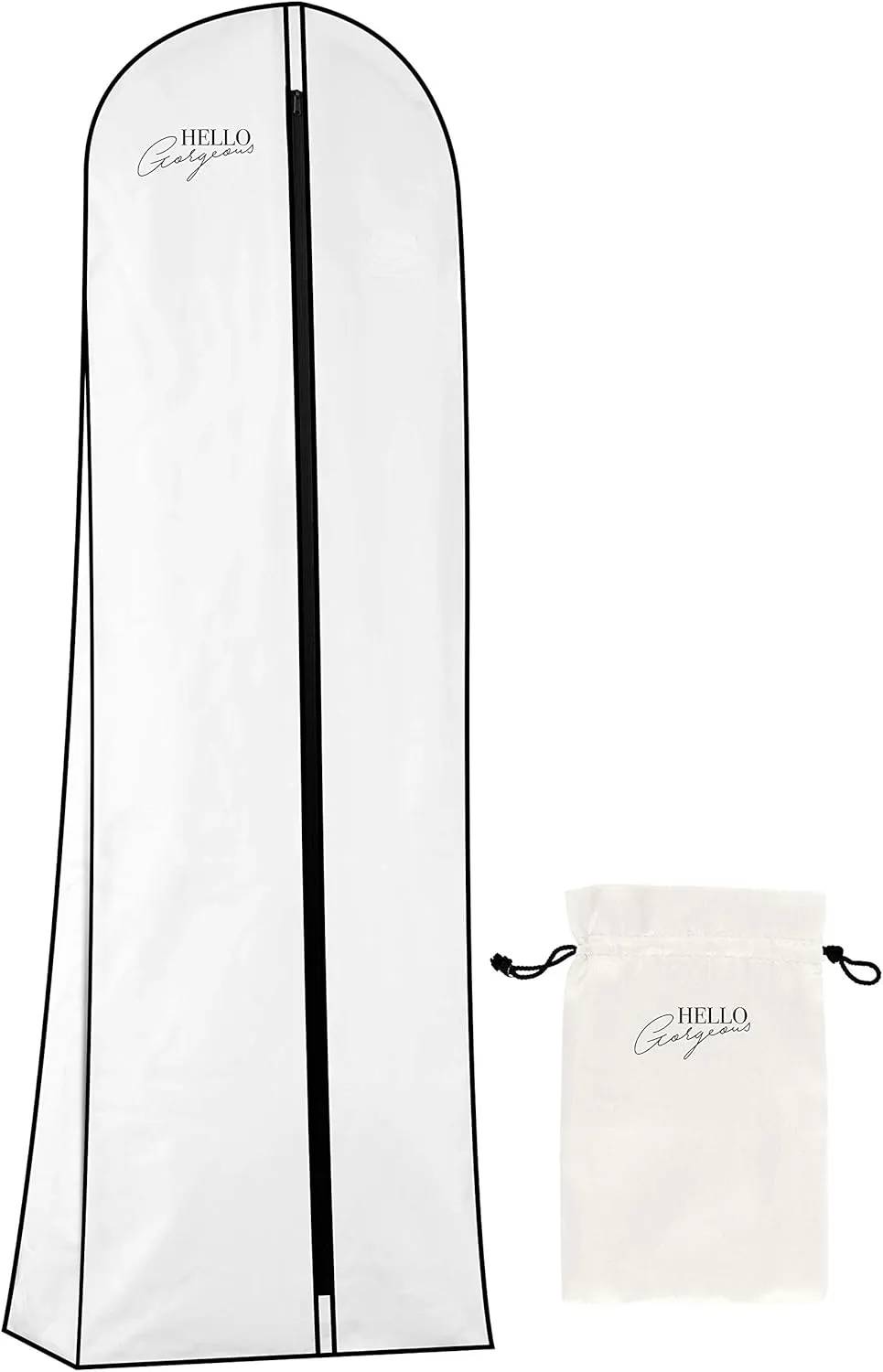 Premium Wedding Dress and Long Gown Garment Bag | Travel   Storage | 72 In, 10 In Gusset, Breathable