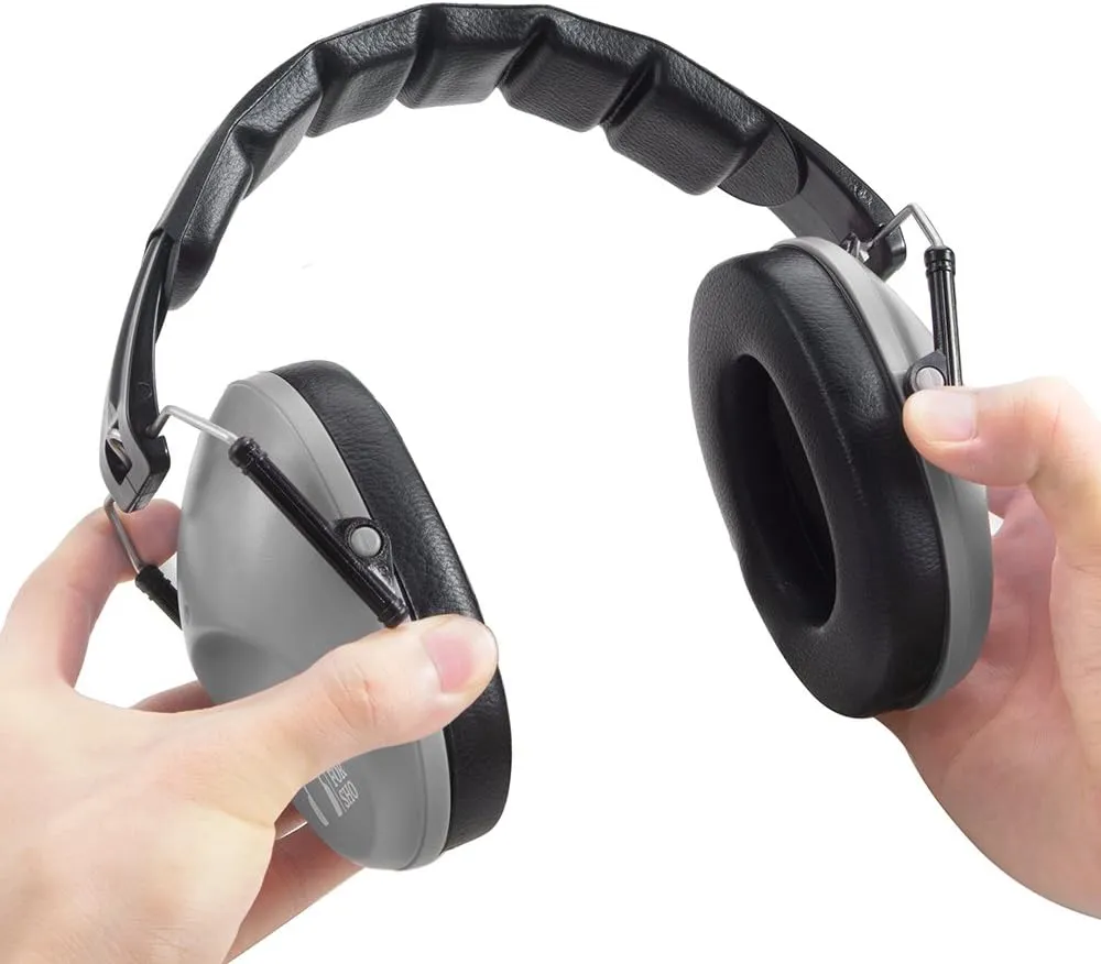 Pro For Sho 34dB NRR Hearing Protection Ear Muffs - Highest NRR in Compact Design, Ear Protection for Shooting, Mowing, Work