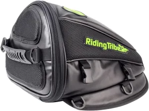 PU Leather Motorcycle Backseat Bag Portable Bike Sports Carry Bag Multifunctional Storage Saddlebag Motorbike Rear Accessories Bag
