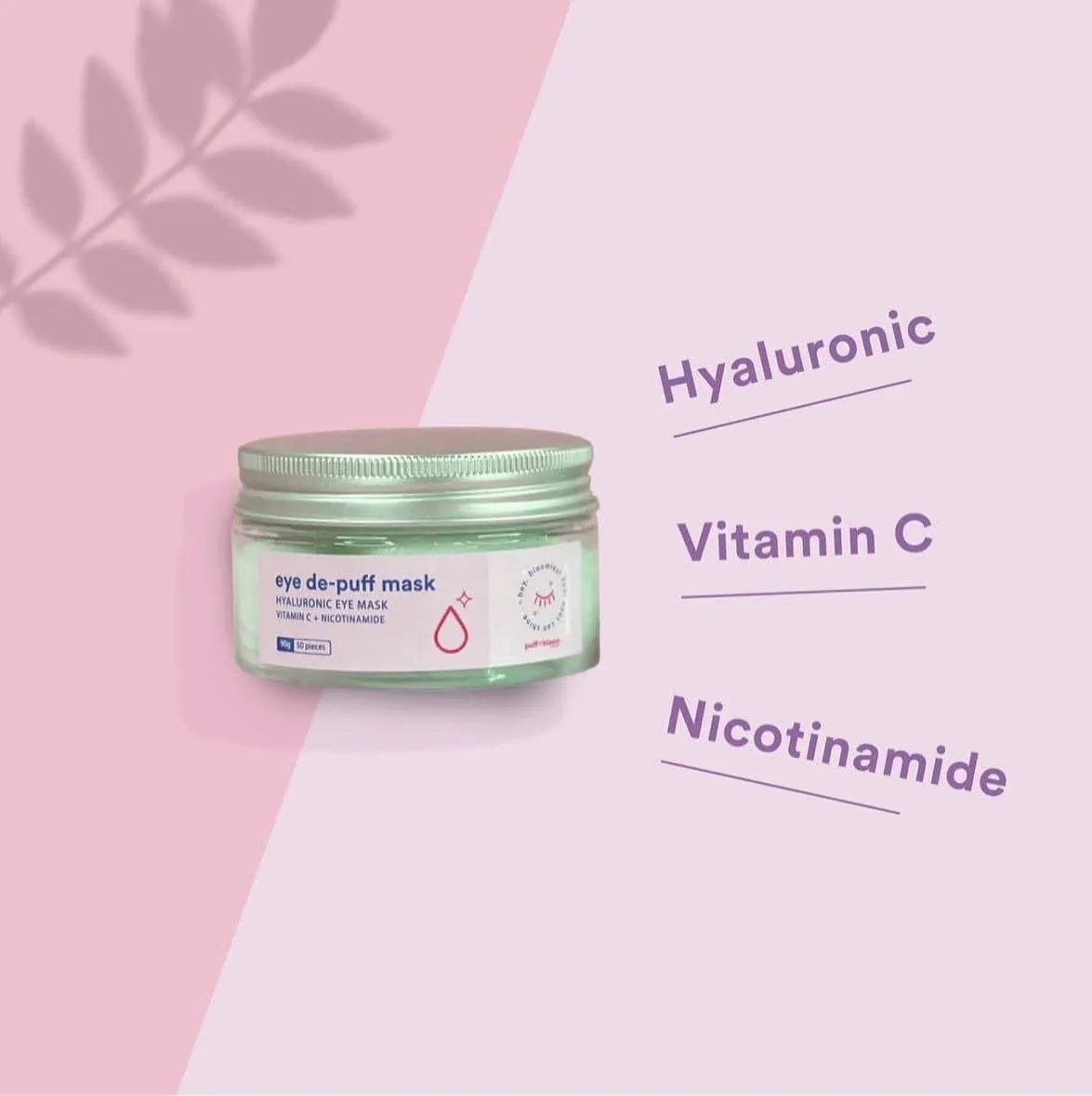 Puff and Bloom Eye De-Puff Mask Hyaluronic Eye Mask (FREE)