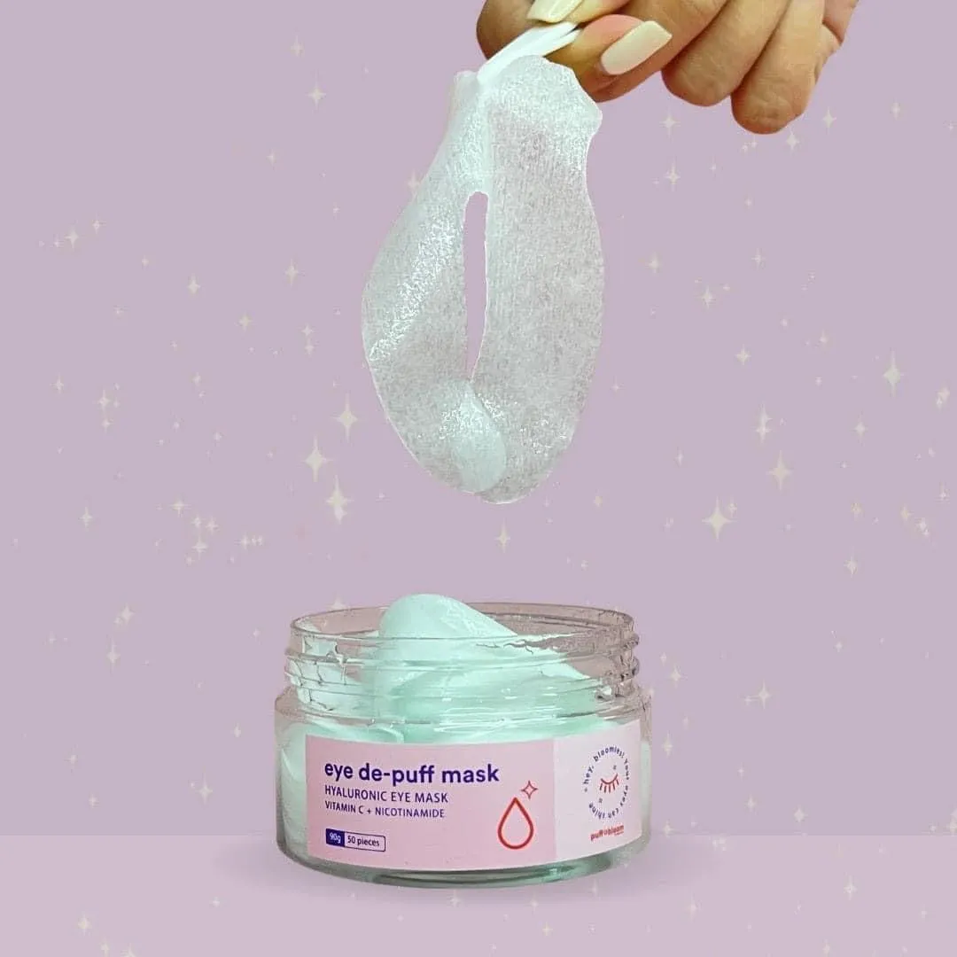 Puff and Bloom Eye De-Puff Mask Hyaluronic Eye Mask (FREE)