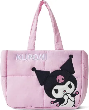 Puffer Tote Bag for Women, Cartoon Quilted Handbag, Lightweight puffy Shoulder Bags Purse, for Work Travel Gym Shop