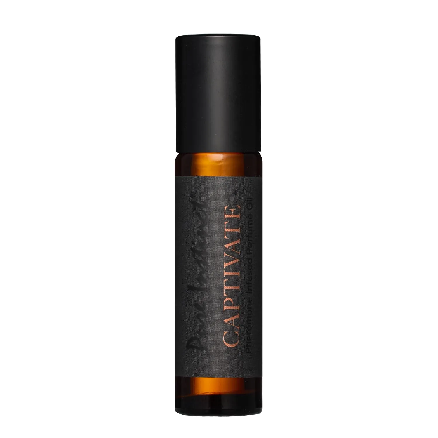 Pure Instinct CAPTIVATE The Original Pheromone Infused Essential Oil Perfume Cologne - Men's Collection - TSA Ready (Roll On Bottle 0.34 Fl. Oz./10.2mL)