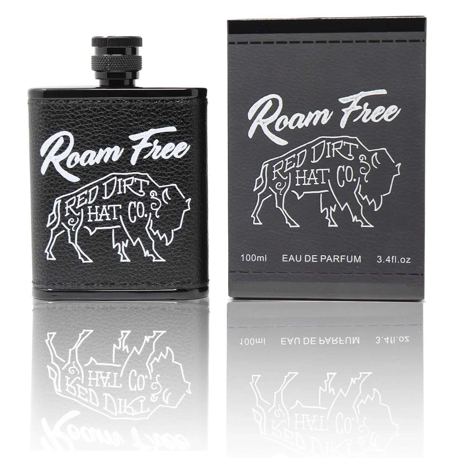 Red Dirt Hat Company Roam Free Cologne for Men - Bold Men's Perfume with Bergamot & Lemon Notes - Men's Body Spray Cologne, Eau de Parfum Fragrance for Everyday Wear & Special Occasions - 3.4 fl oz