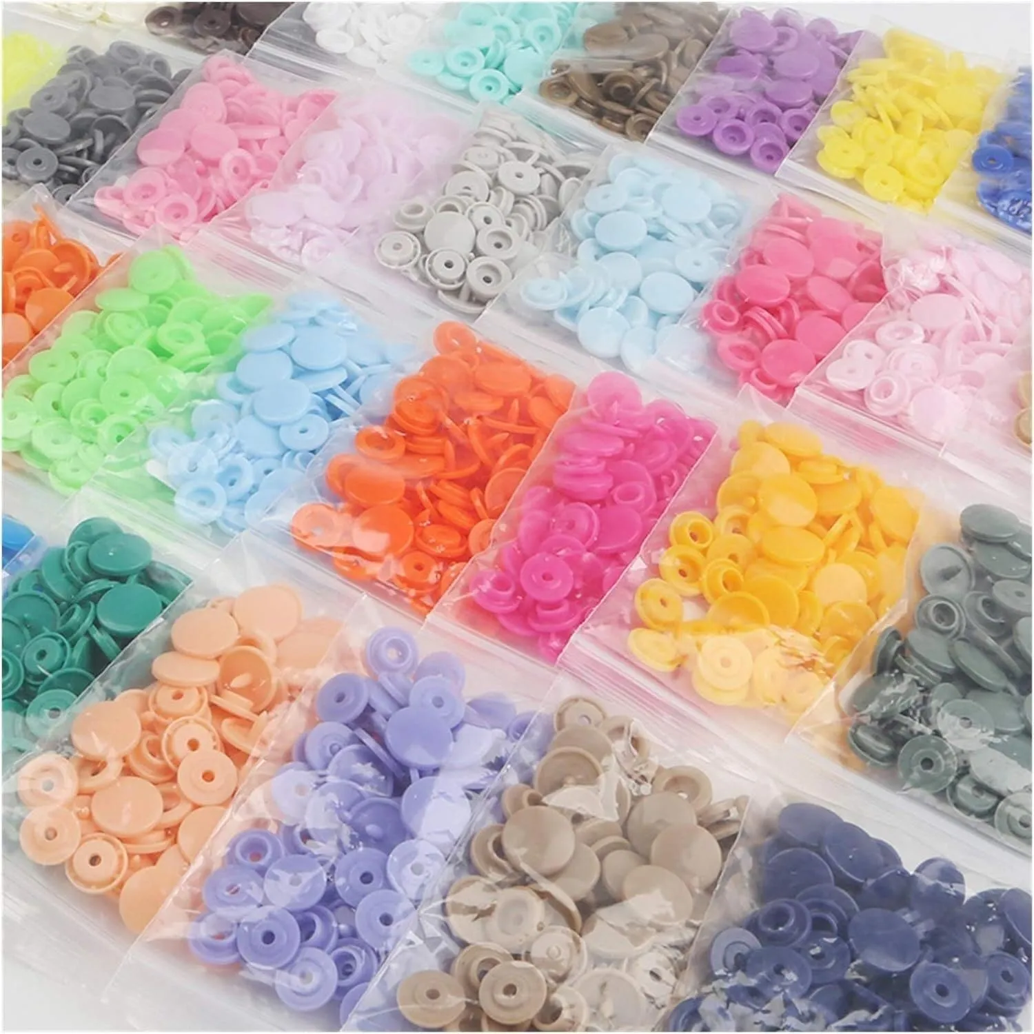 Resin Buttons,Buttons, Plastic Snaps Button Fasteners 20/50/100/150Sets Bag Folder Dark Buckle Button Resin Garment Accessories(Dark Grey,50set)