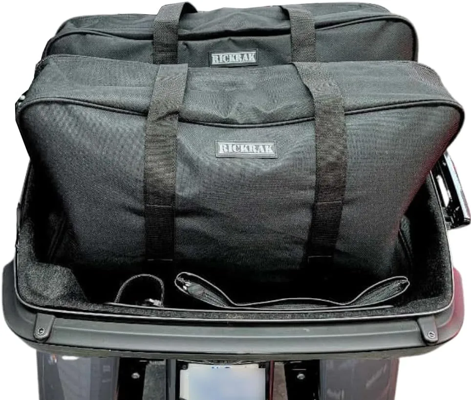 RICKRAK Tour Pak Travel Luggage, Motorcycle Luggage, Motorcycle Bags and Luggage - Motorcycle Luggage Rack Bags, Large Motorcycle Bag, Motorcycle Traveling Accessories - Portable Luggage - SOLD EACH