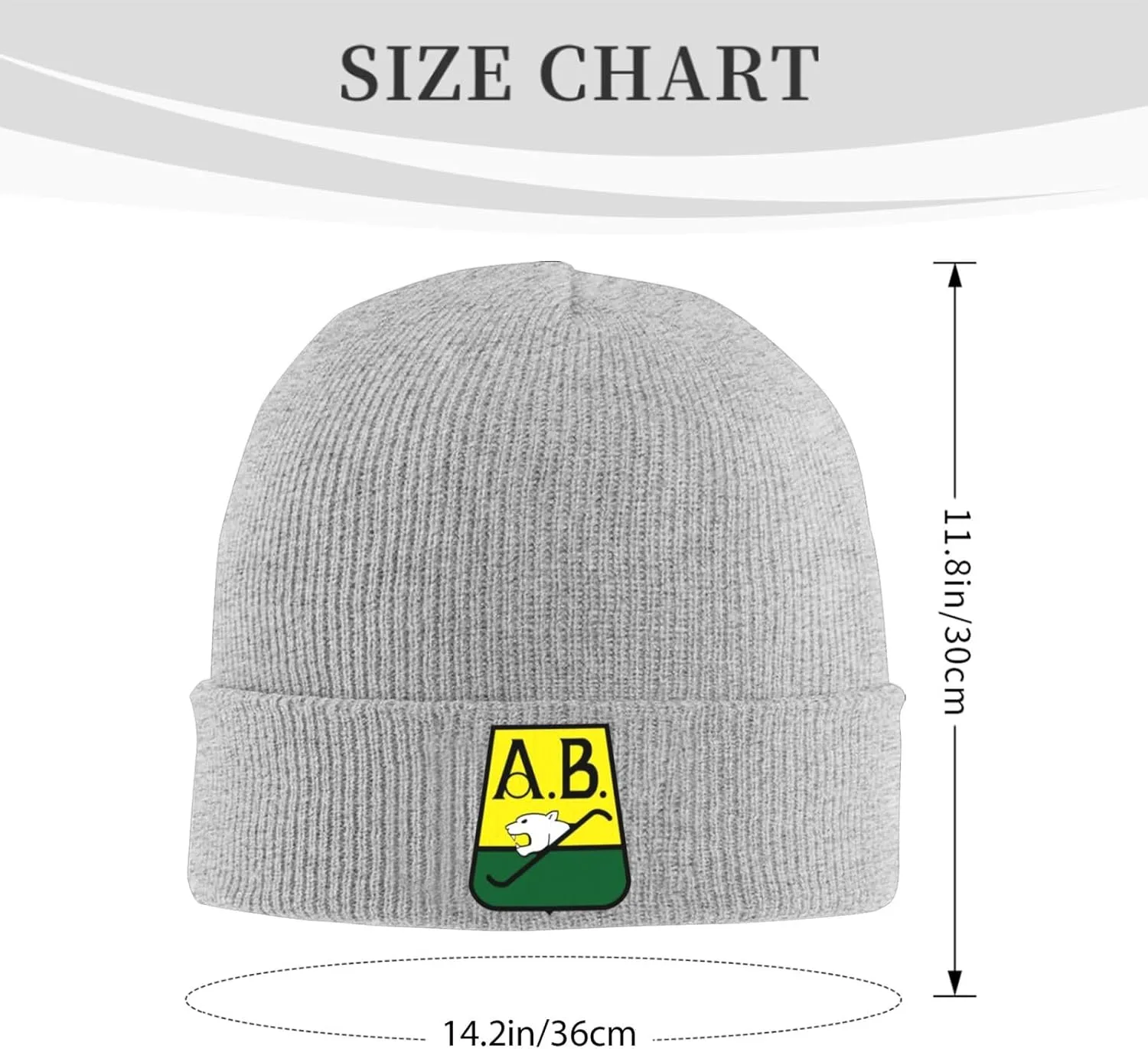 Rionegro Águilas Knitted Hat Skull Cap Beanie Hat Warm Cap Gray Hat for Men Women