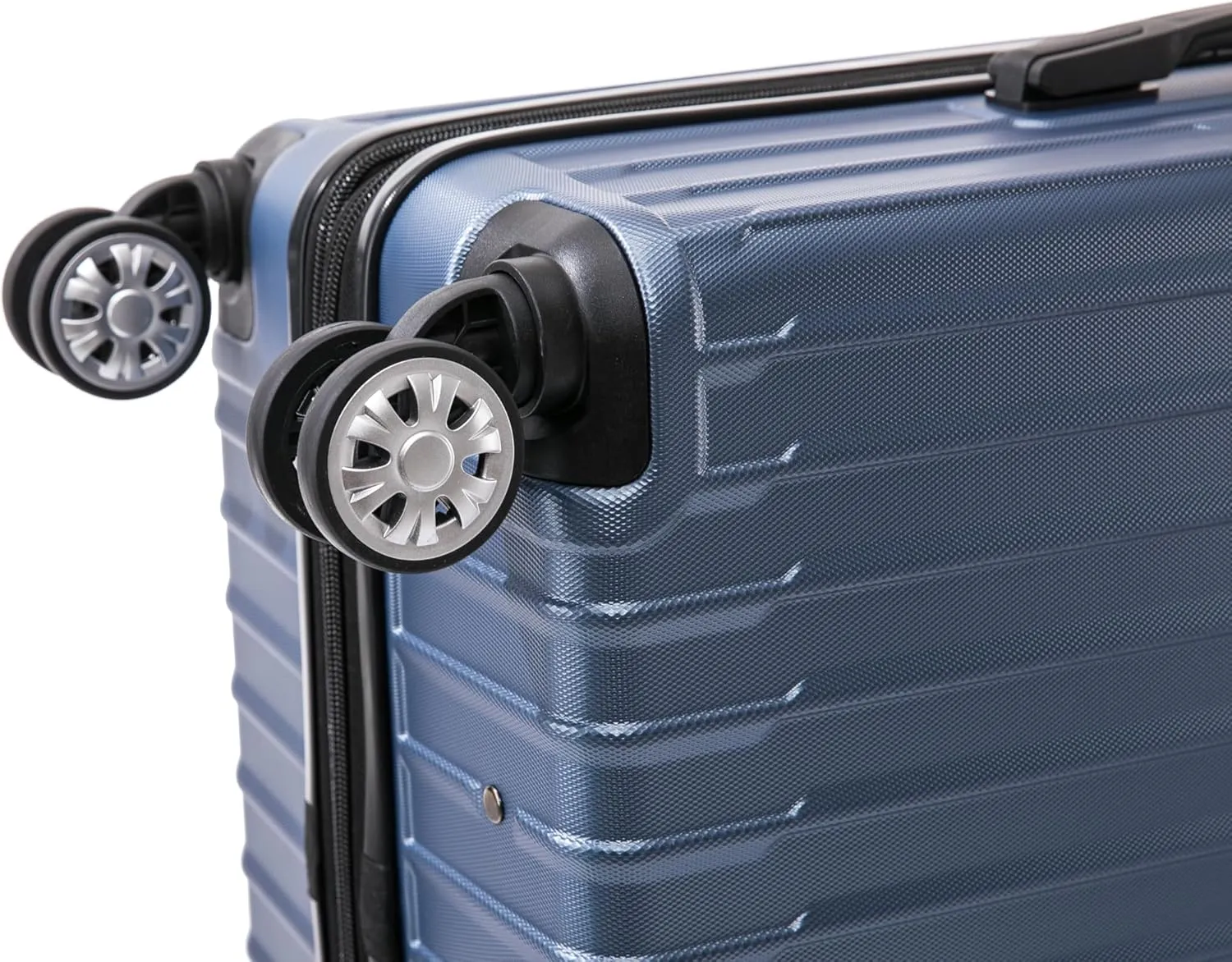 Rockland Hardside Spinner Wheel Carry On with Tote Luggage Set, Blue