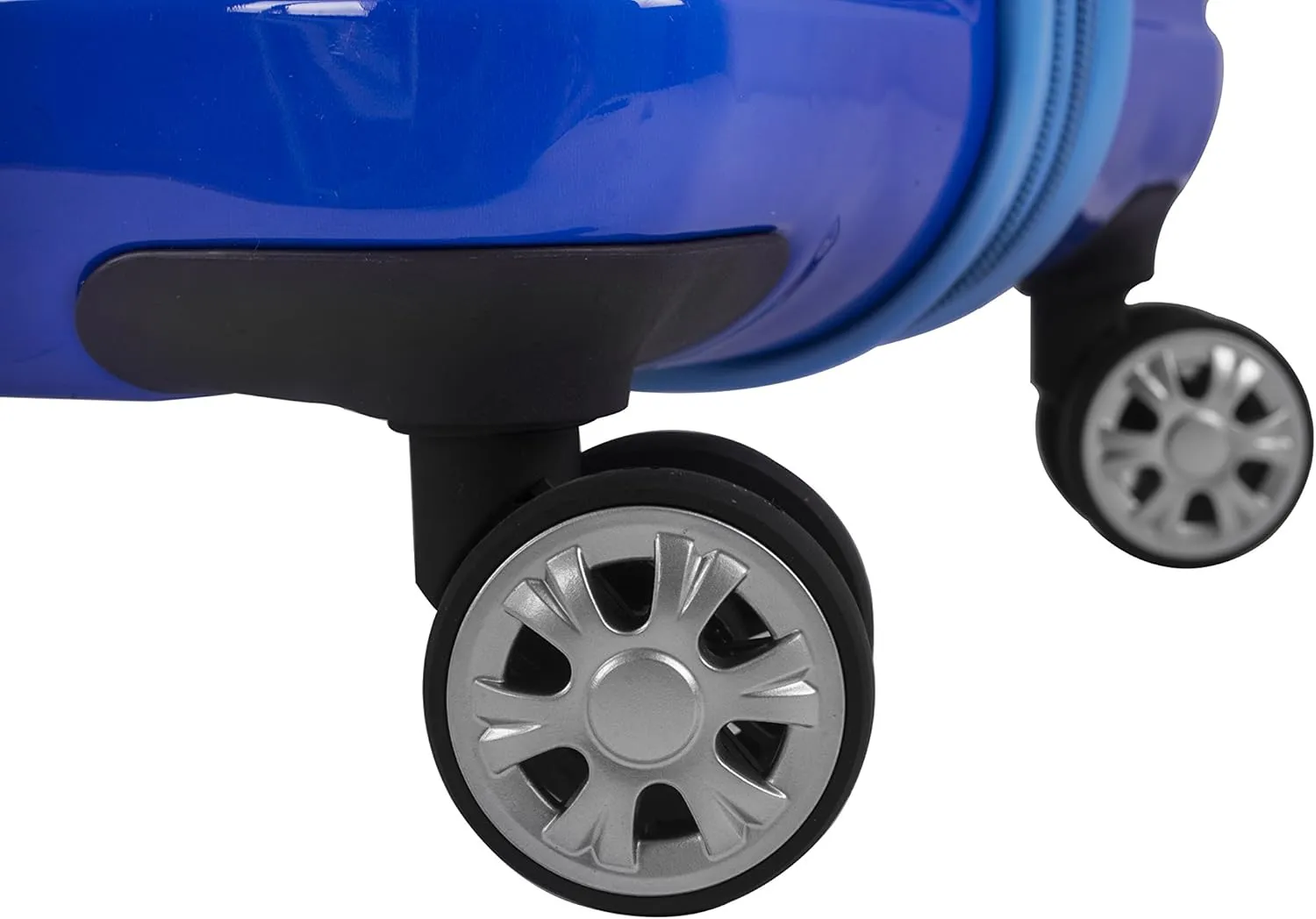 Rockland Melbourne Hardside Expandable Luggage with Spinner Wheels, 2TONEBLUE, 2 Piece (20/28)