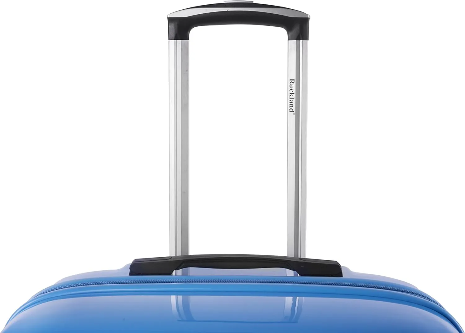 Rockland Melbourne Hardside Expandable Luggage with Spinner Wheels, 2TONEBLUE, 2 Piece (20/28)