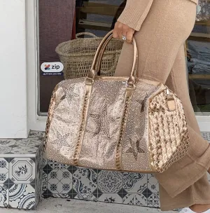 Rose Gold Luggage Bag
