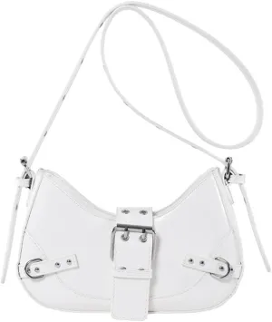 RTGGSEL Women's Contrast Color Plaid Striped Saddle Crossbody Shoulder Underarm Satchel Handbag Tote Clutch Purse Hobo Bag