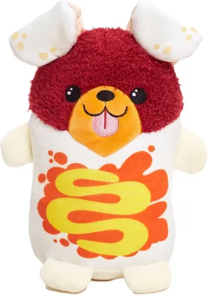 Sandoichis Brady The Burrito Puppy 7.5 inch Plush - Teddy Stuffed Animal for Travel, Gift, Bedtime for Kids, Teens