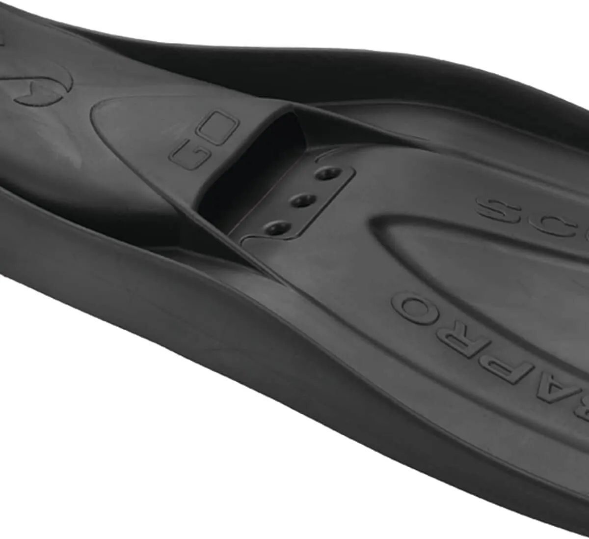 SCUBAPRO GO Travel Scuba Diving Fin for Snorkeling and Swimming, Open Heel Strap