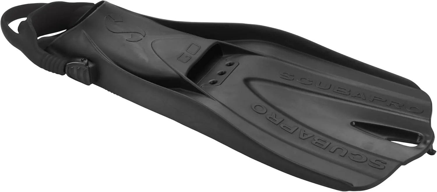 SCUBAPRO GO Travel Scuba Diving Fin for Snorkeling and Swimming, Open Heel Strap