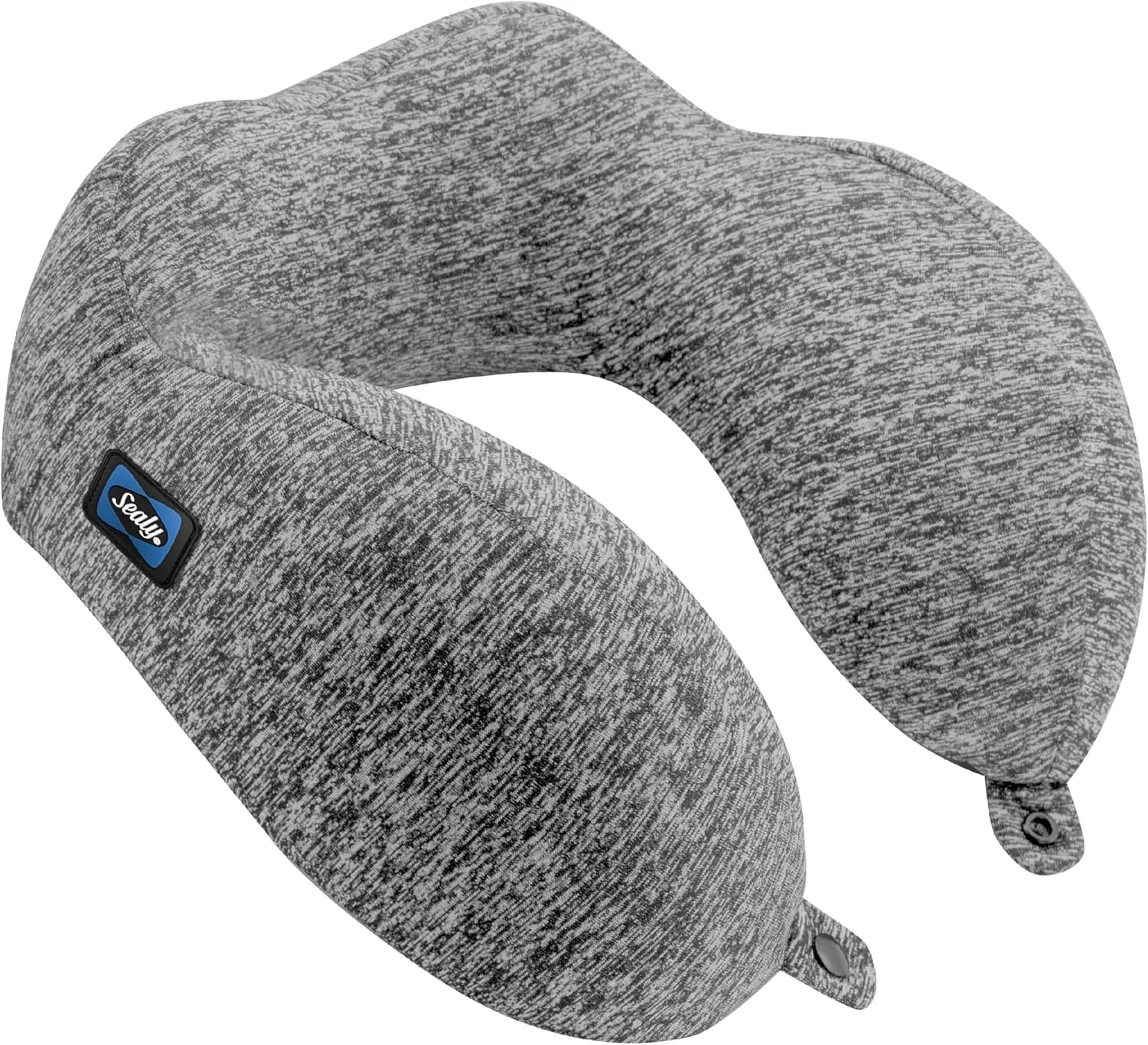 Sealy Travel Pillow – Airplane Pillow for Neck Support, Neck Pillow for Traveling, Travel Neck Pillow for Airplanes, Ergonomic Travel Pillow, Premium Support Travel Pillows for Long Flights