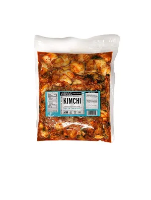 Seoul Kimchi Chopped Cabbage, Vegan, Fermented, Gluten Free, 2 Packs of 56 Oz, Traditional Korean Recipe, Kosher Certified, Perfect for Healthy Recipes and Probiotic-Rich Meals