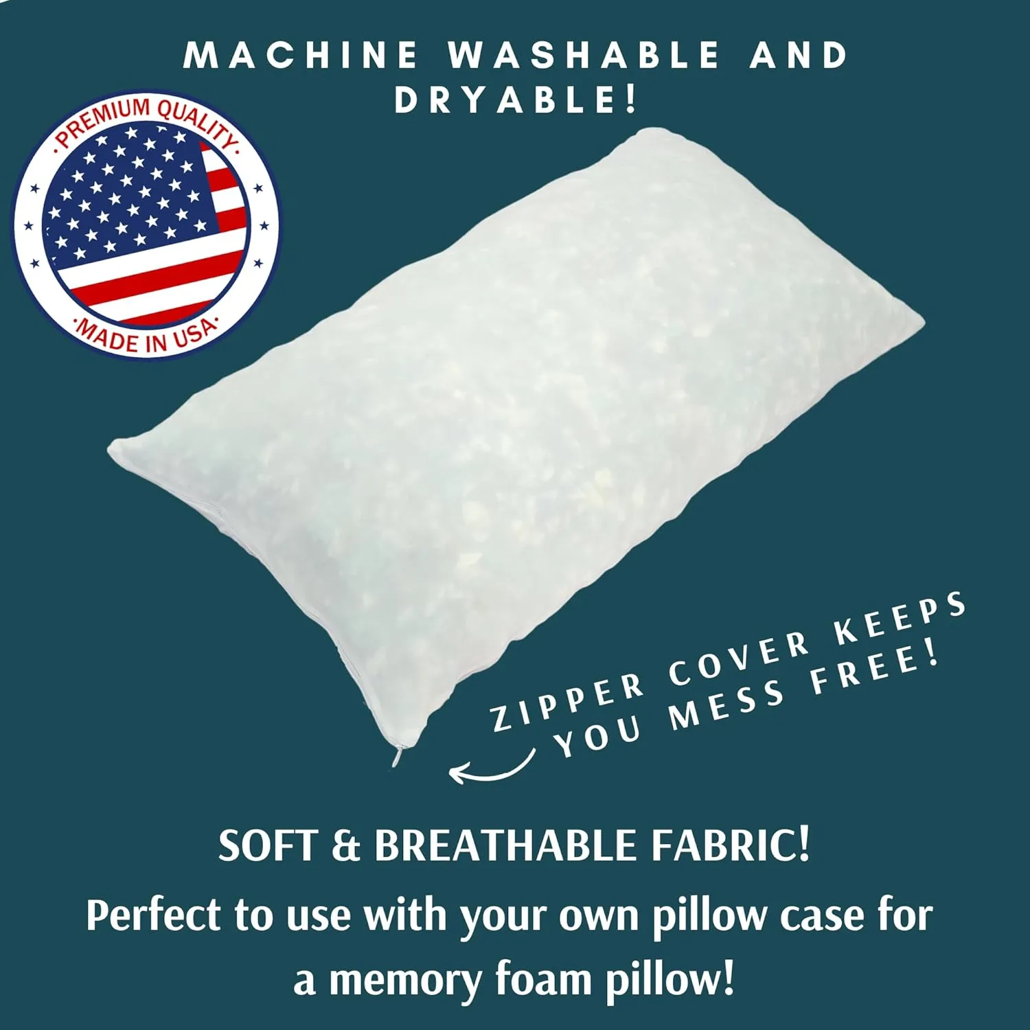 Shredded Memory Foam (5 Pound), Made in USA, 5 LBS Refill, Bean Bag Refill, Stuffing for Couch, Filler for Chair and Pillow, Filling for Cushions.