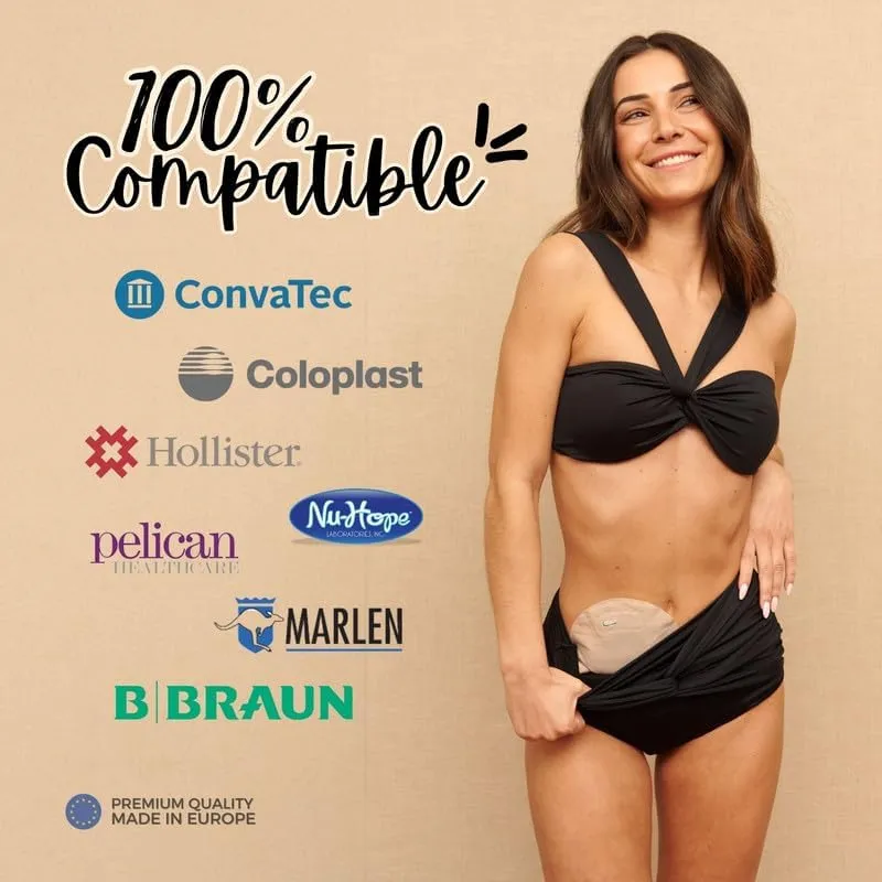 SIIL Ostomy Swimwear Bikini - Ostomy Bag Covers Compatible W/All Ostomy Bag Cover Colostomy & Ileostomy Bag Cover.