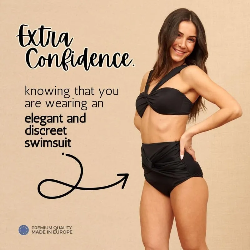 SIIL Ostomy Swimwear Bikini - Ostomy Bag Covers Compatible W/All Ostomy Bag Cover Colostomy & Ileostomy Bag Cover.