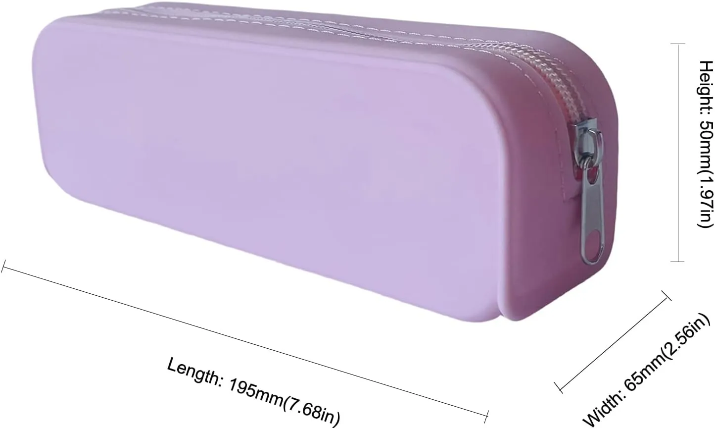 Silicone Makeup Brush Holder Travel Cosmetic Bag, Portable Cosmetic Brushes organizer, Small Travel Makeup Brush Case (Light Pink)