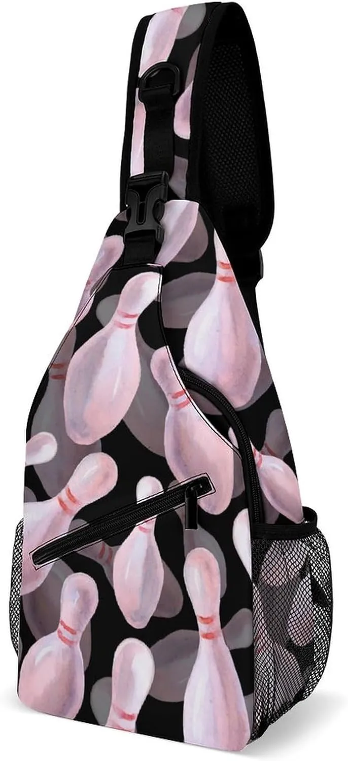 Sketch Pineapples Versatile And Convenient Multipurpose Crossbody Bag - Perfect for Travel And Hiking
