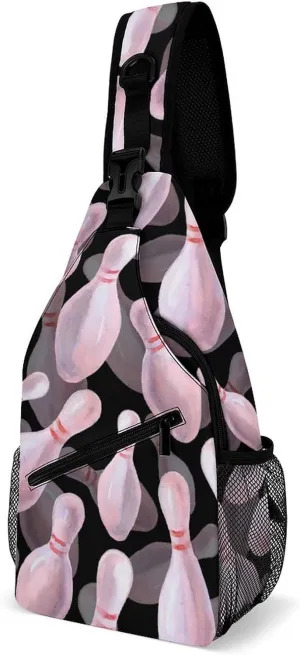 Sketch Pineapples Versatile And Convenient Multipurpose Crossbody Bag - Perfect for Travel And Hiking