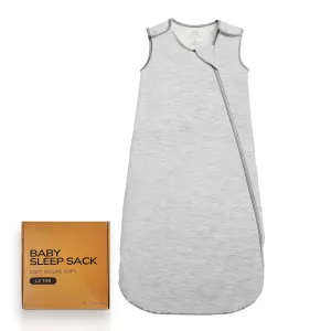 Sleep Sack 0-3 months, Supersoft Rayon Made from Bamboo Sleep Sack 1.0 TOG, 2-Way Zipper Infant Newborn Baby Sleeping Bag 3-6 months, Wearable Blanket Baby