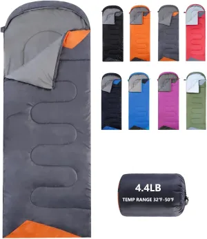 Sleeping Bags for Adults Backpacking Lightweight Waterproof- Cold Weather Sleeping Bag for Girls Boys Mens for Warm Camping Hiking Outdoor Travel Hunting with Compression Bags