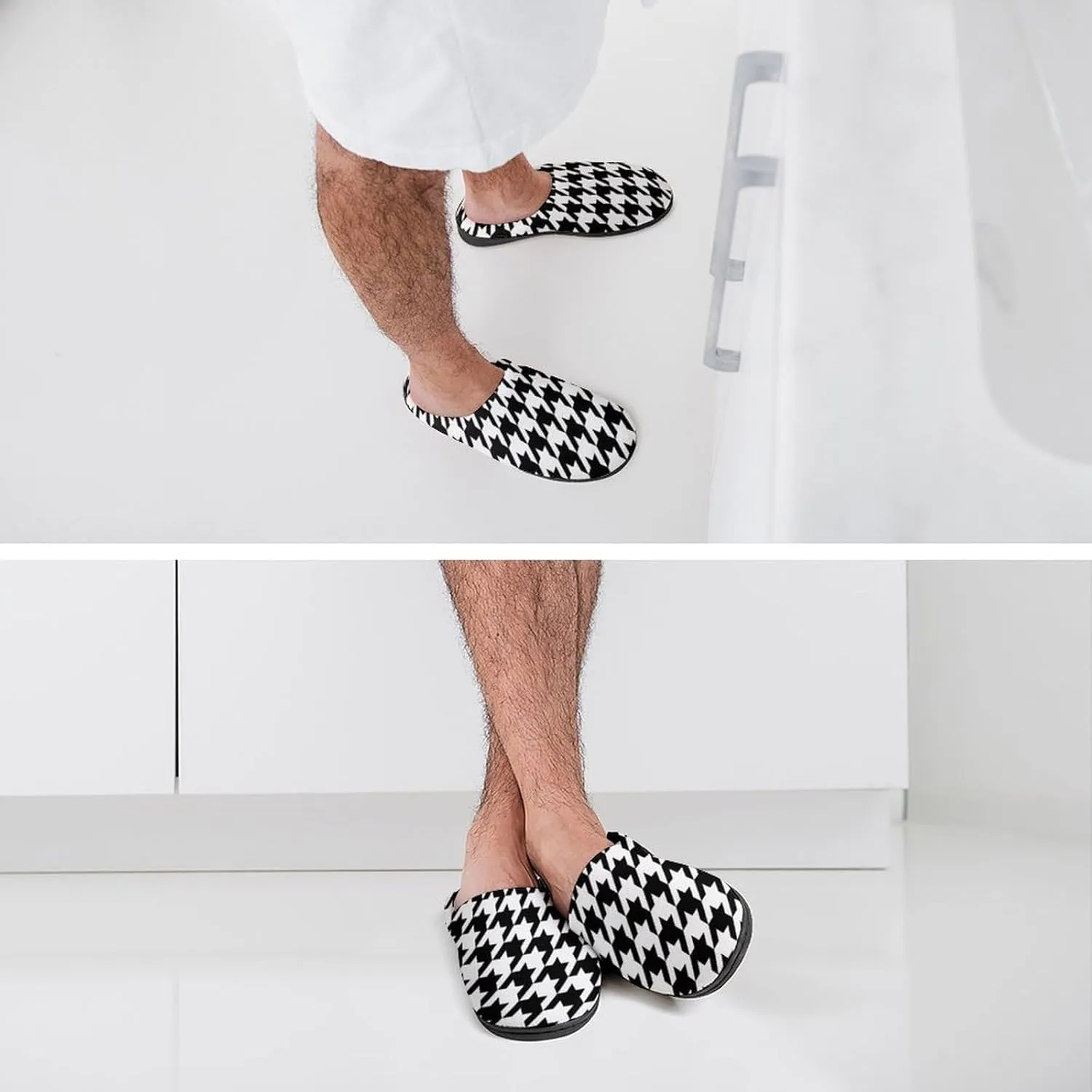 Slippers Non-Slip Indoor House Slippers Home Shoes For Bedroom Hotel Travel Spa
