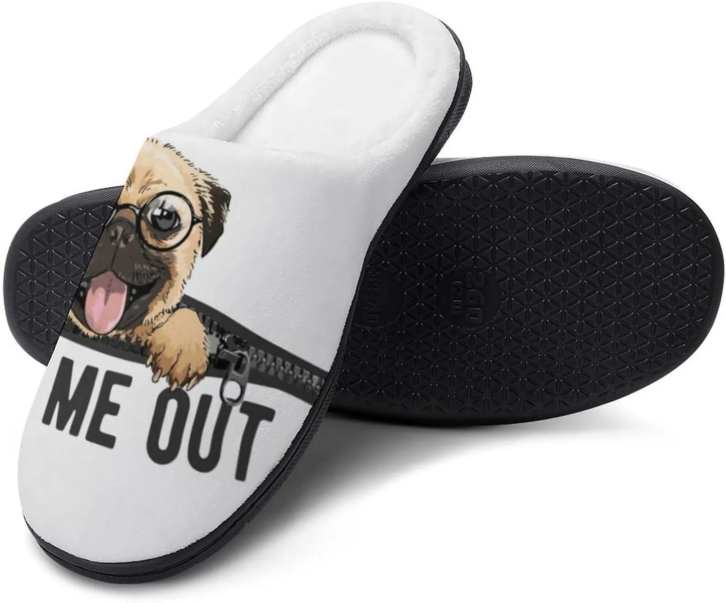Slippers Non-Slip Indoor House Slippers Home Shoes For Bedroom Hotel Travel Spa