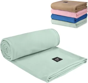 Soft Camping Blanket Cozy Sleeping Bag Warm Ultralight Camping Quilt Washable Portable Compact Blanket Indoor & Outdoor Blanket for Hiking Concerts Beach Trips,73"x29" Mint Green