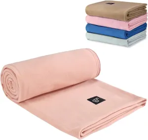 Soft Camping Blanket Cozy Sleeping Bag Warm Ultralight Camping Quilt Washable Portable Compact Blanket Indoor & Outdoor Blanket for Hiking Concerts Beach Trips,73"x29" Pink