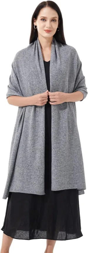 Soft Cashmere Blend Wrap Chic Scarf Stole for Women Wayfarer Travel Extra Large 87"x28"