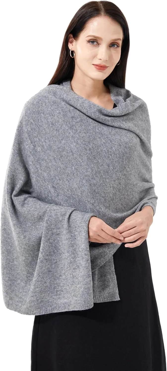 Soft Cashmere Blend Wrap Chic Scarf Stole for Women Wayfarer Travel Extra Large 87"x28"