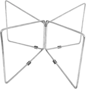 Sosoport Outdoor Folding Storage Rack Stainless Steel Insulated Cooler Holder for Camping Gear Organization Durable Travel Equipment Sleek Design Capacity for Campsite Setup
