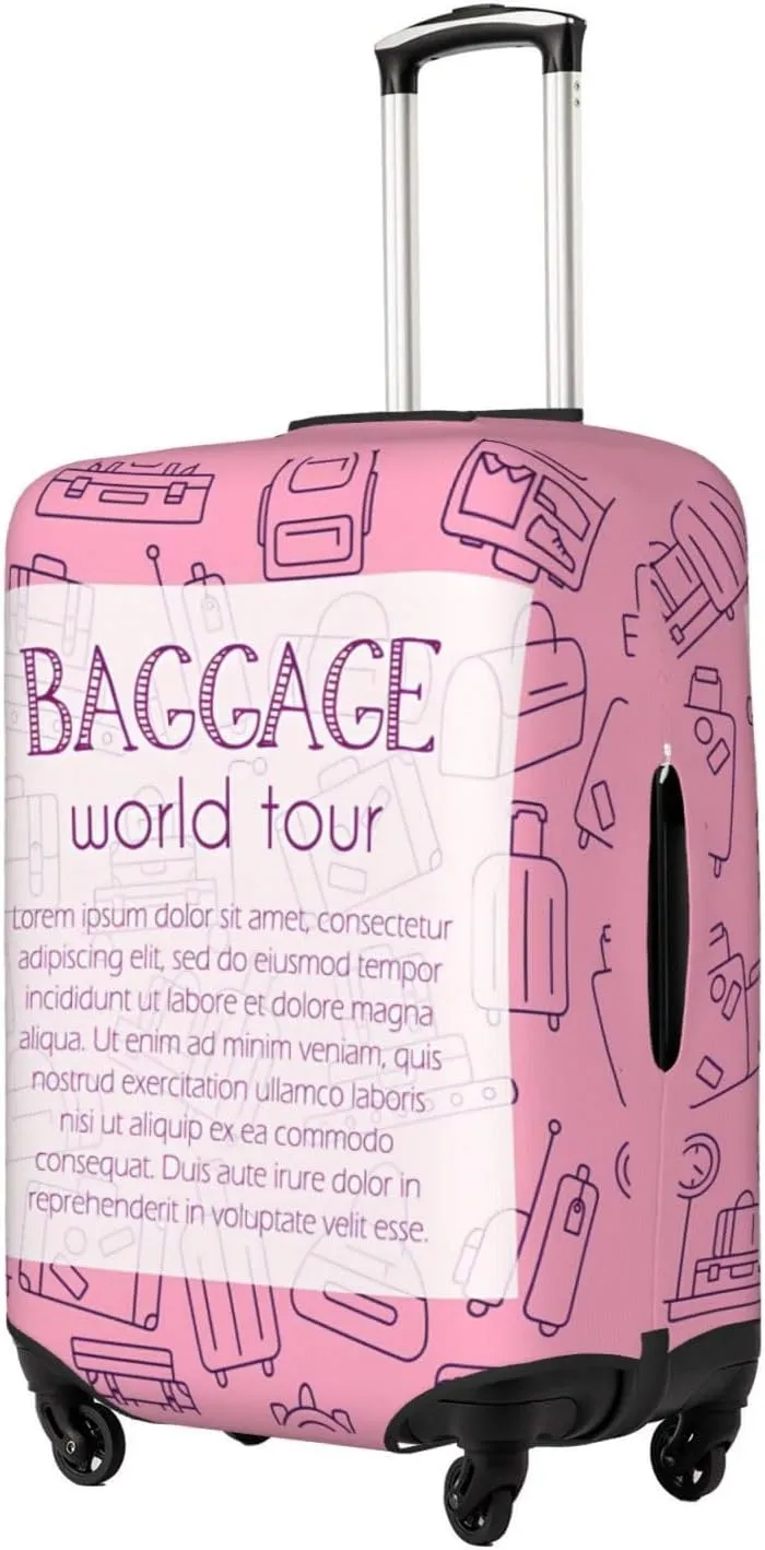 Spandex Travel Luggage Cover Suitcase Protector Bag,Luggage Different Types Dust-Proof Fits 18-32 Inch Luggage, Baggage Covers For Kid And Adult,X-Large