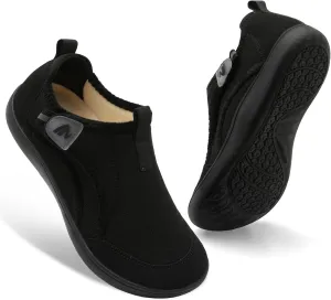 Spesoul Womens Slippers Adjustable Wide Diabetic Shoes Swollen Edema House Slipper Indoor Outdoor Slippers Barefoot House Shoes Cozy Walking Shoe for Bedroom Office Travel
