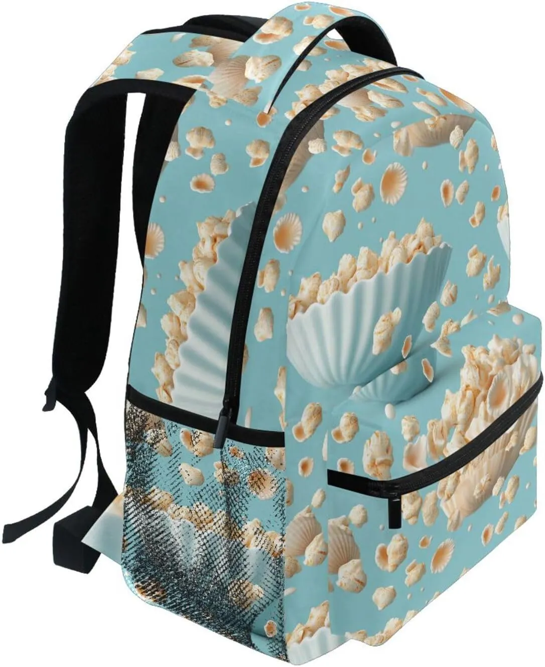 Sport Backpack for Men Women Waterproof Backpack With Water Bottle Pocket with Chest Strap for College Work Instant Oatmeal Italian Style