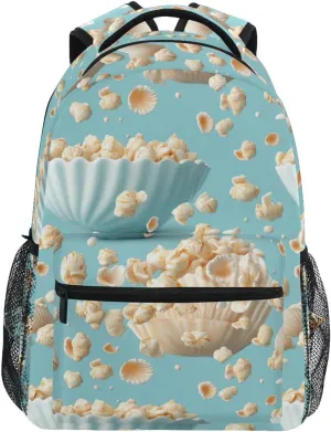 Sport Backpack for Men Women Waterproof Backpack With Water Bottle Pocket with Chest Strap for College Work Instant Oatmeal Italian Style
