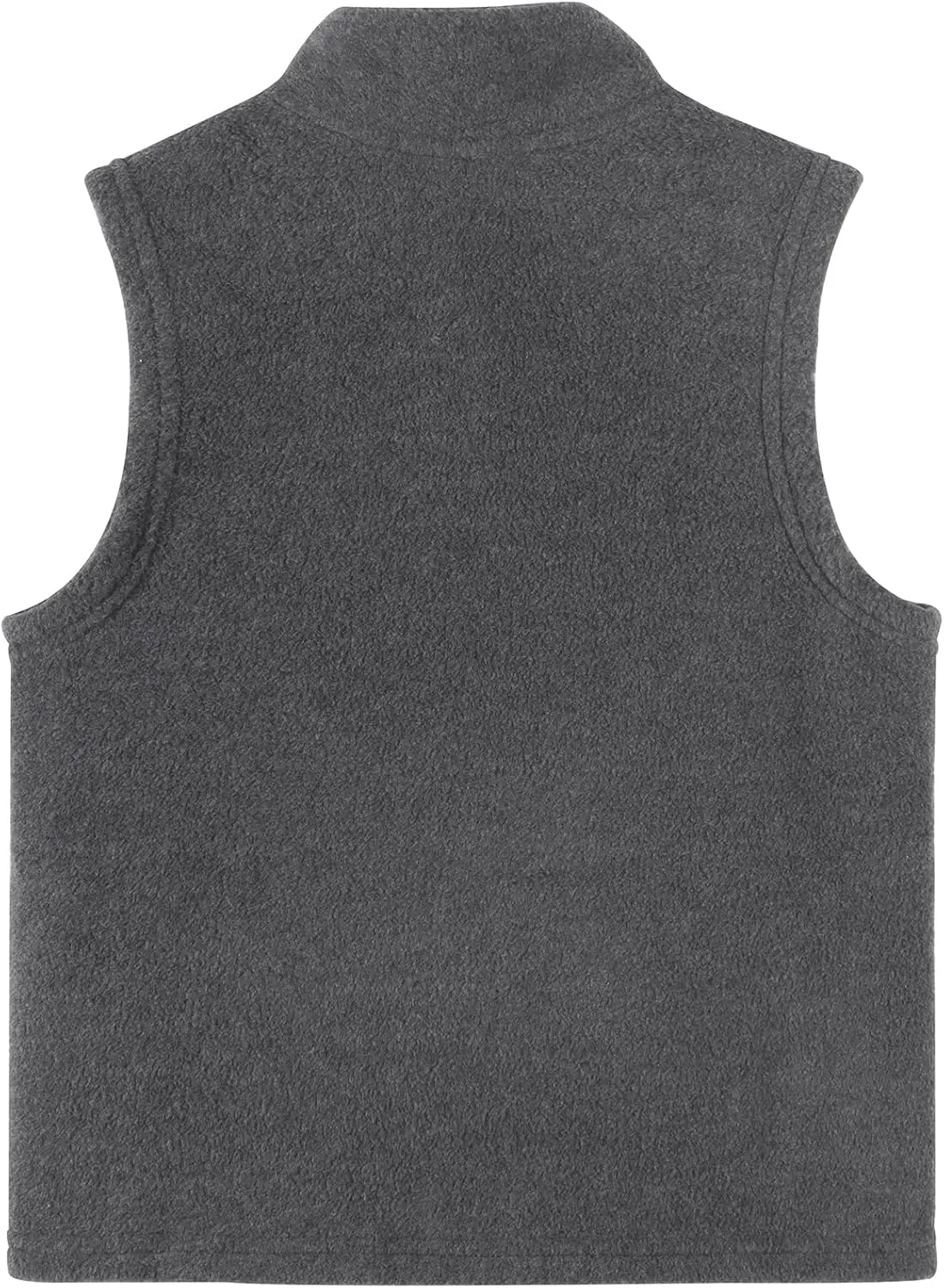Spring&Gege Boys Full Zip Polar Fleece Vest Sleeveless Outwear Warm Jacket with Pockets (3-12 Years)