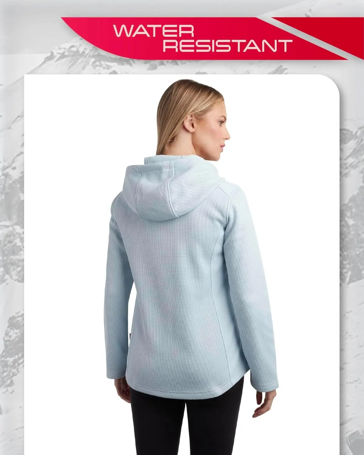 Spyder Women's Fleece Jacket - Lightweight Polar Fleece Lined, Wind-Resistant Hooded Zip Up Active Sweater Jacket (S-XL)
