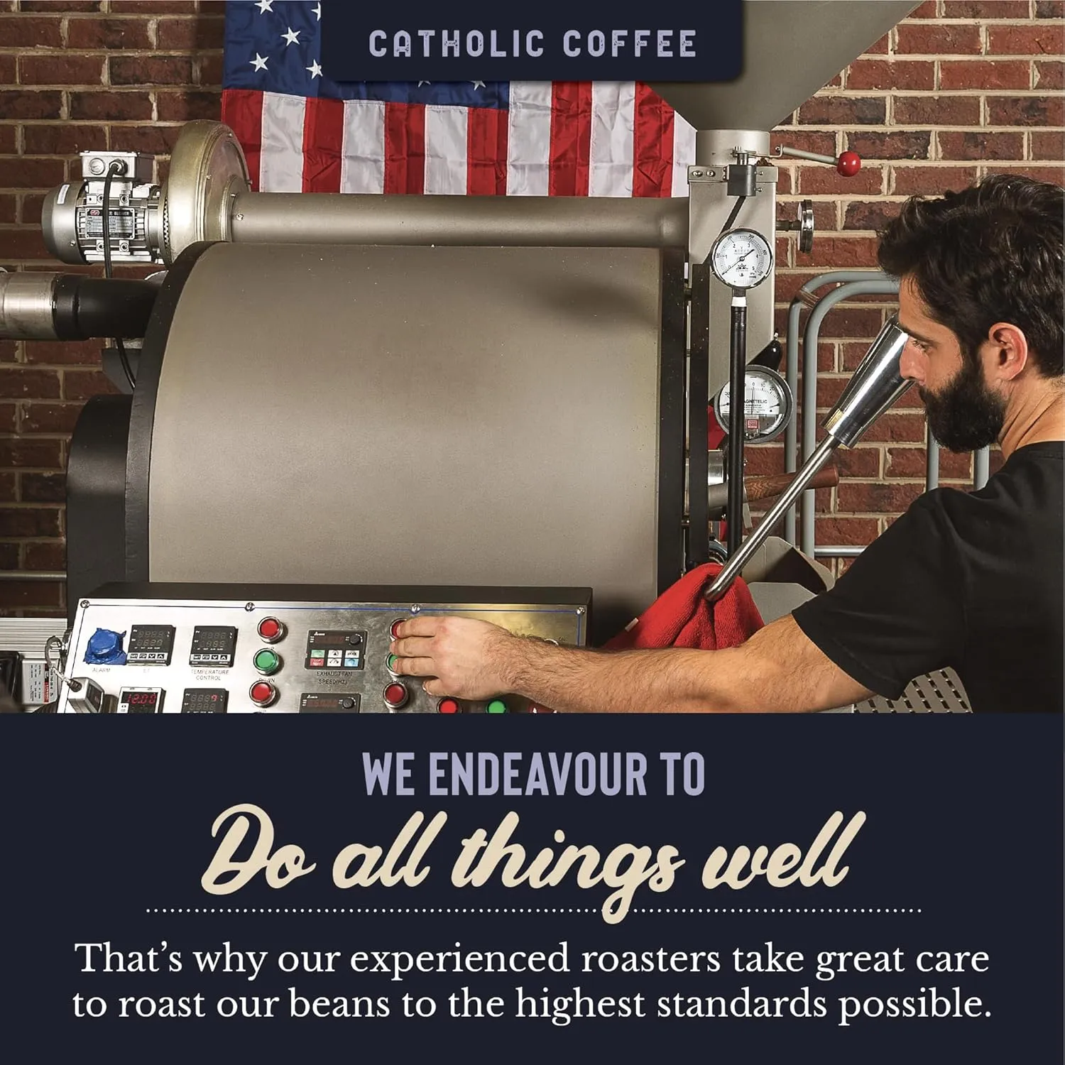 St. Nicholas Christmas Blend (Ground) 12 oz - Small-Batch Craft Coffee, Gift for Catholic Faithful & Coffee Lovers