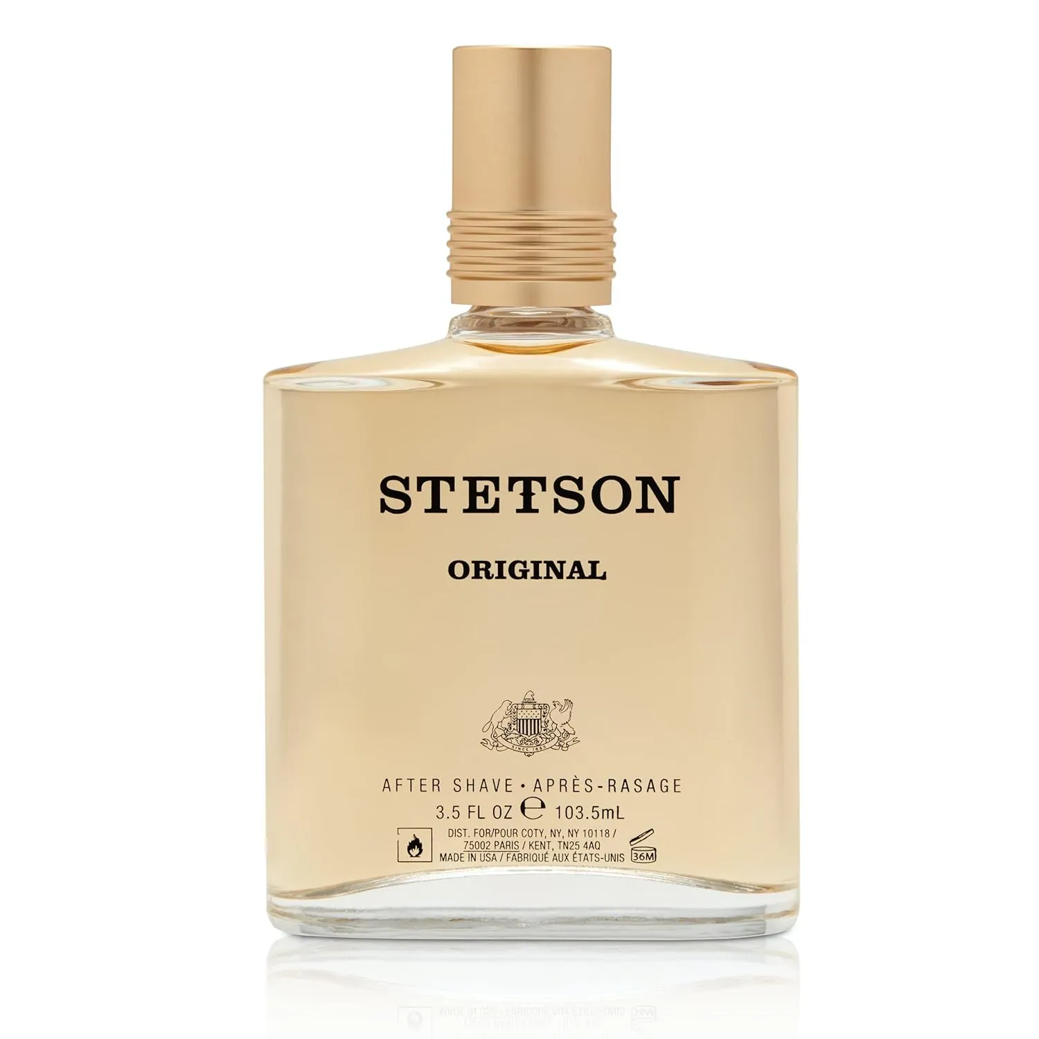 Stetson Original Aftershave by Scent Beauty - After Shave Splash for Men - Earthy and Woody Aroma with Fragrance Notes of Citrus, Patchouli, and Tonka Bean - 3.5 Fl Oz