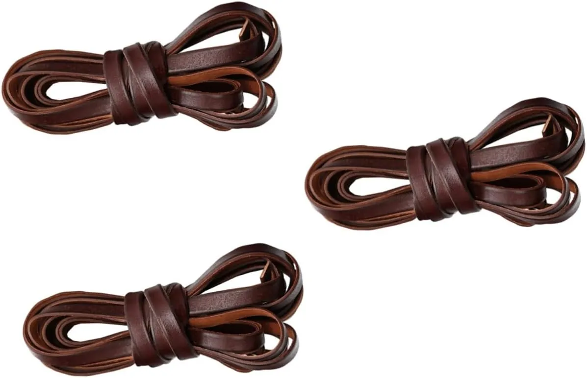STOBOK Pcs Mm DIY Jewelry Rope Real Cowhide Necklace Cords Handmade DIY Luggage Strap Sturdy Bracelet Chain Smooth Texture for Jewelry Making