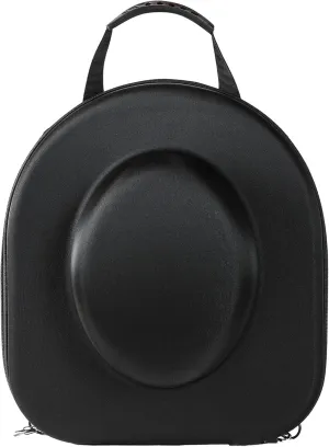 Sturdy Hat Transport Box with Luggage Attachment Straps Stylish Hat Preservation Case Portable Solution for Collectors